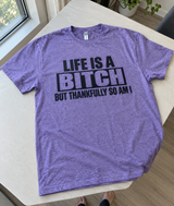 Life Is A Bitch But Thankfully So Am I T-Shirt