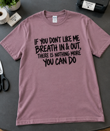 If You Don't Like Me Breathe In and Out That's All You Can Do T-Shirt