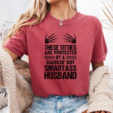 The Titties Are Protected By T-Shirt