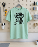 Having Grandkids Doesn't Make Me Old It Makes Me Blessed T-Shirt