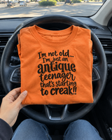 I'm Not Old Just An Antique Teenager Starting To Creak T-Shirt